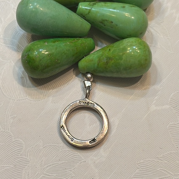 Barse Vintage Gaspeite Statement Teardrop Bracelet 8” in length 138.41 grams🔥🔥 - Picture 6 of 15